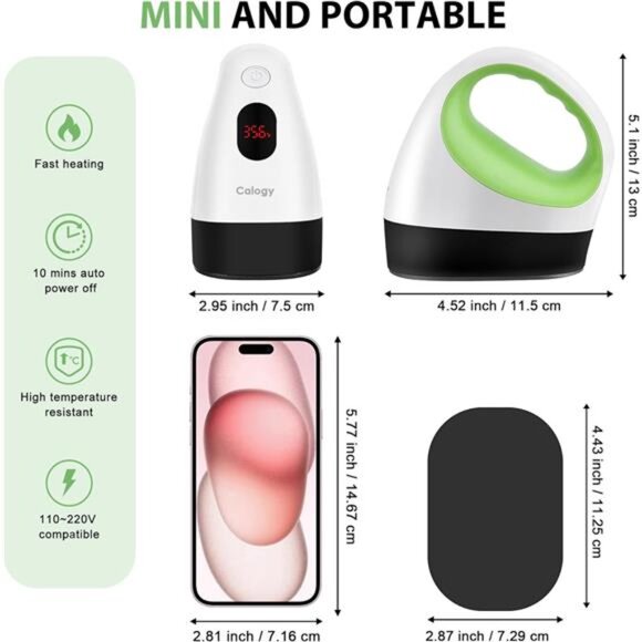 Calogy Mini Heat Press, Heat Transfer Machine, Constant Temp Control - Picture 4 of 6